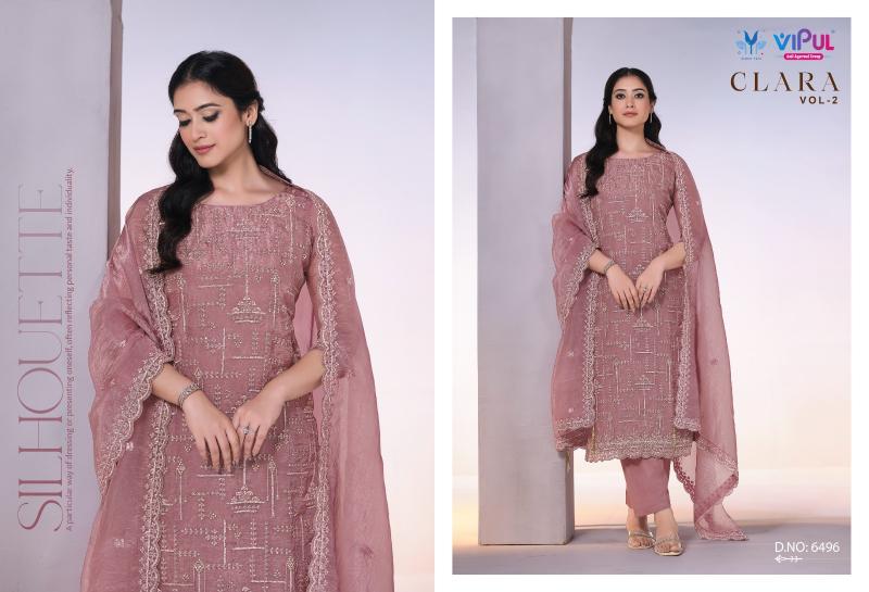 Vipul Clara vol 2 catalog pakistani wholesale salwar kameez in karachi