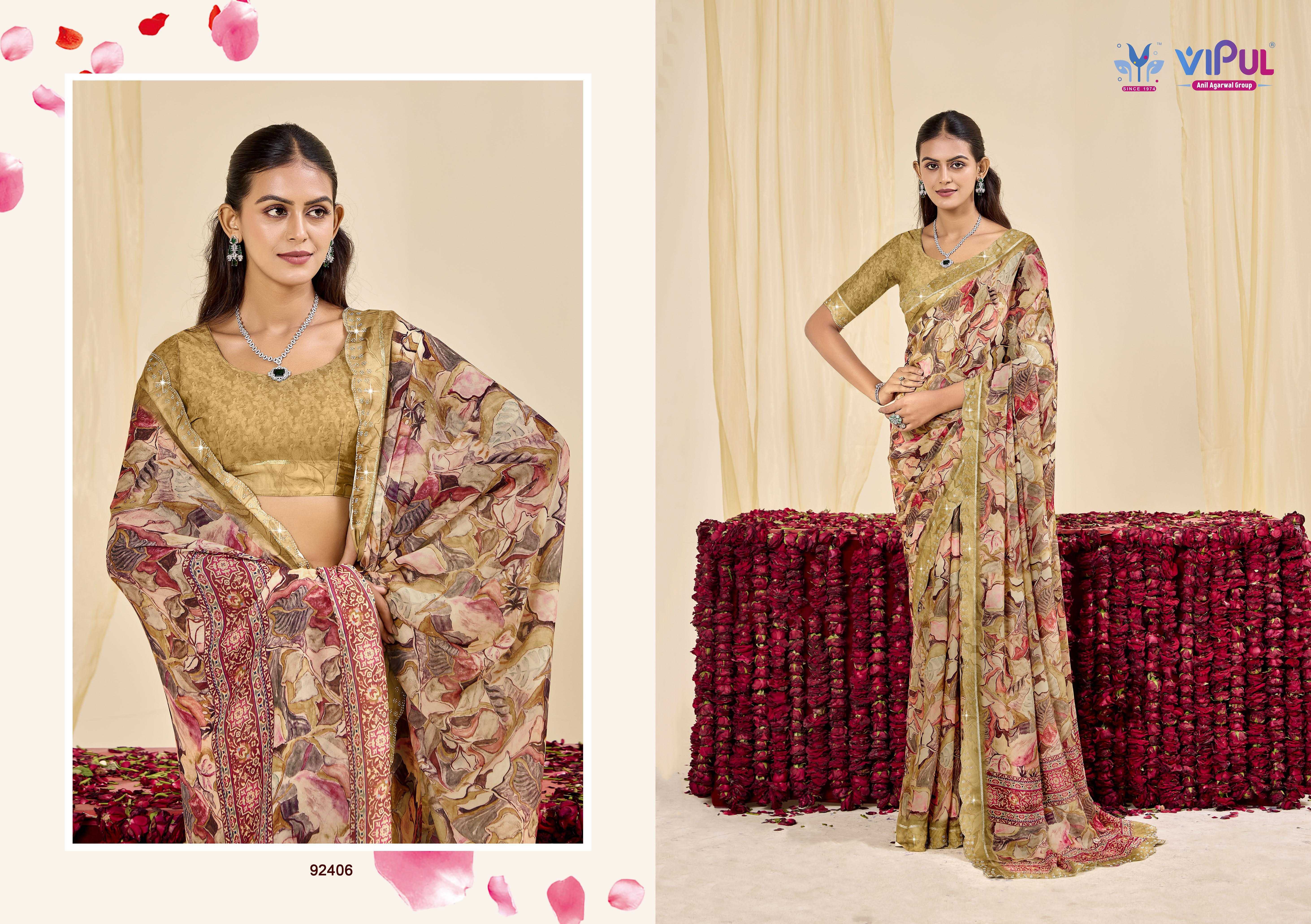 Vipul Estella vol 3 catalog online wholesale saree market in surat