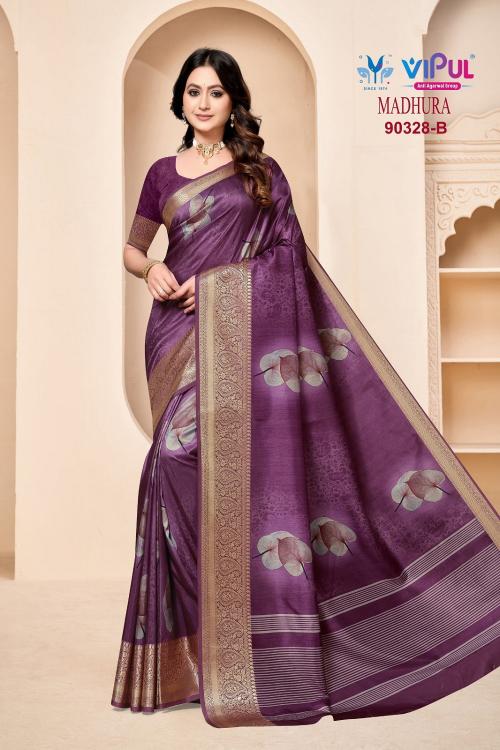 Vipul Madhura 90328 catalog saree shop wholesale