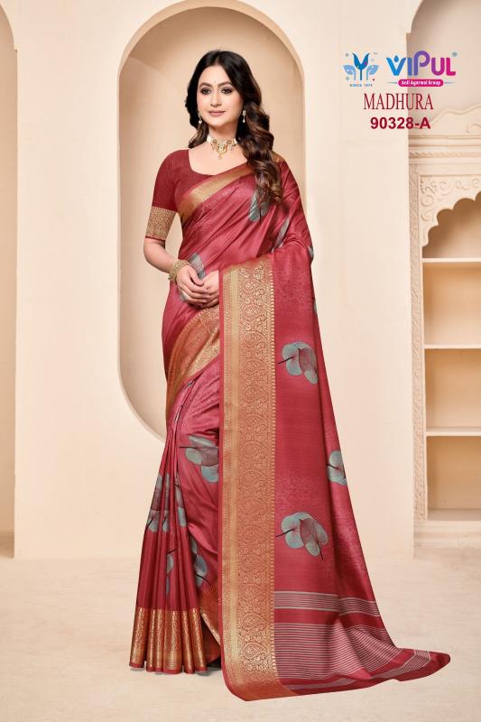 Vipul Madhura 90328 catalog saree shop wholesale