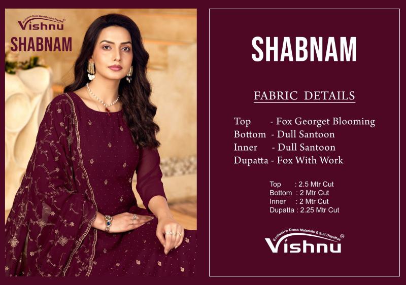 Vishnu Shabnam catalog wholesale daily wear salwar kameez