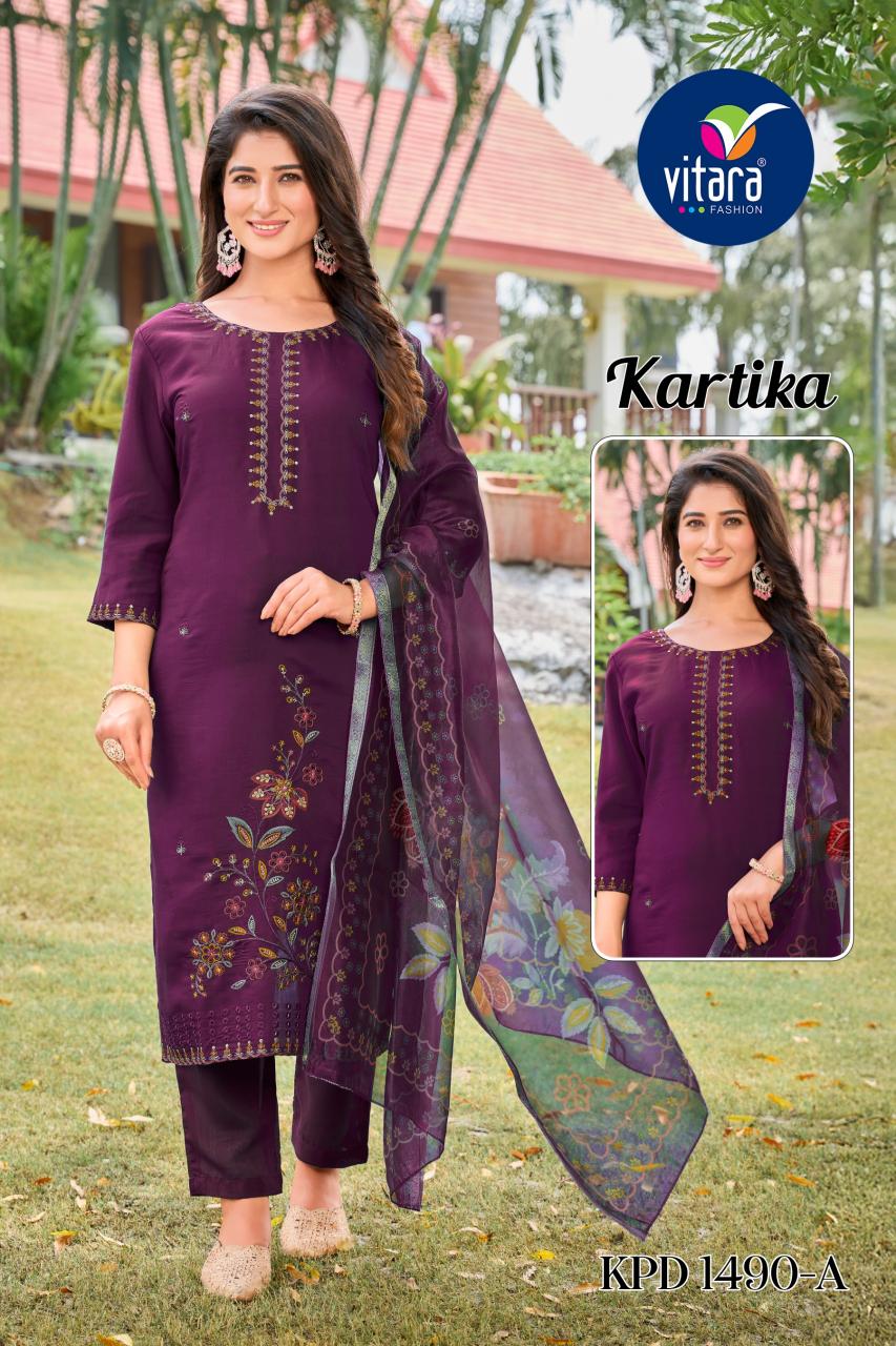 Vitara Kartika catalog w kurtis wholesale in delhi