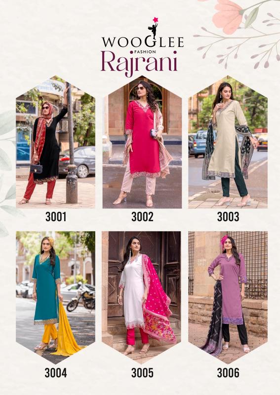 Wooglee Rajrani catalog libas kurtis wholesale price