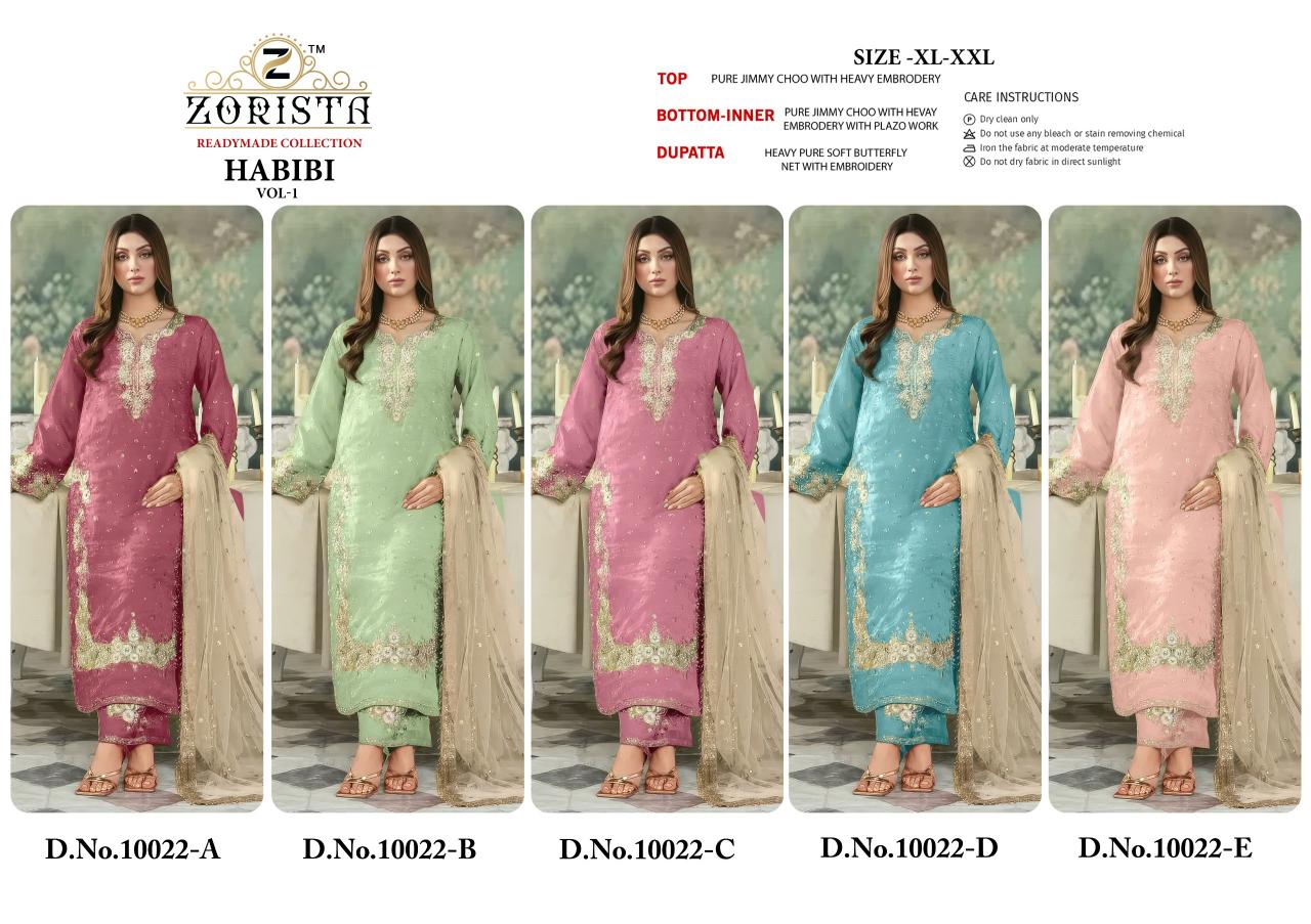 Zorista Habibi vol 1 catalog wholesale pakistani suit in surat