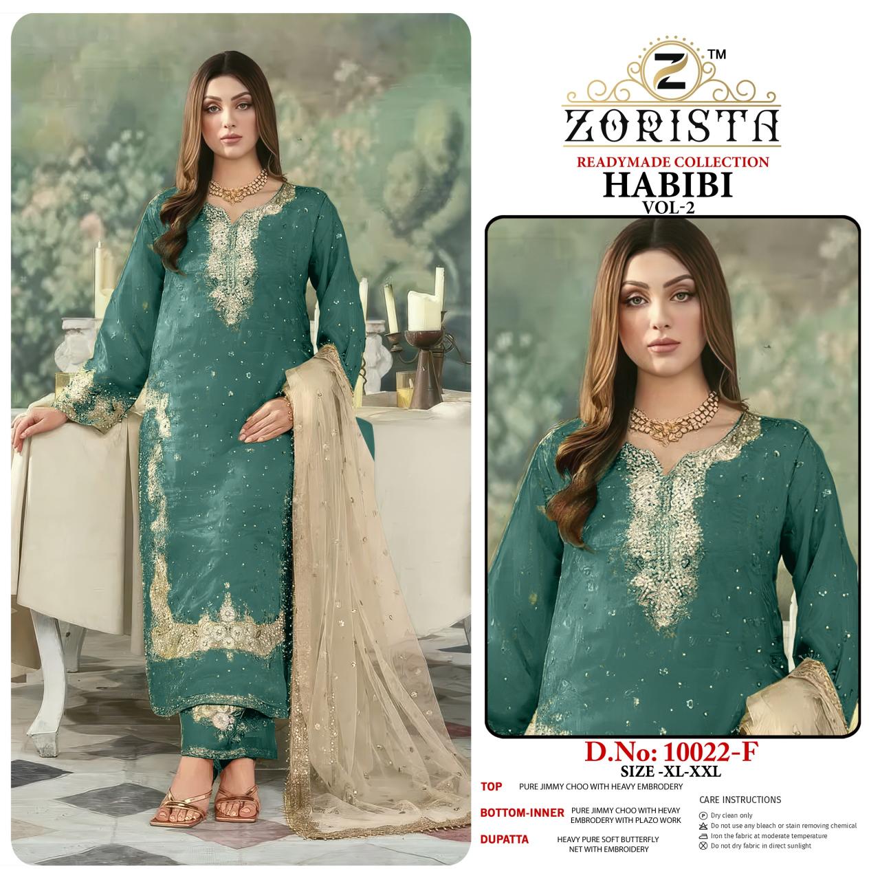 Zorista Habibi vol 2 catalog pakistani suits wholesale in delhi