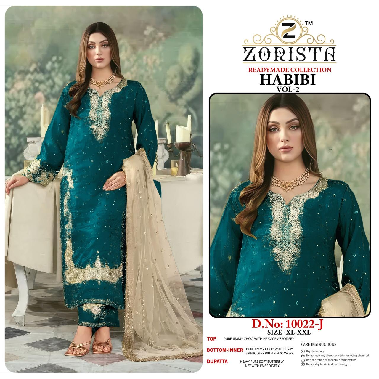 Zorista Habibi vol 2 catalog pakistani suits wholesale in delhi