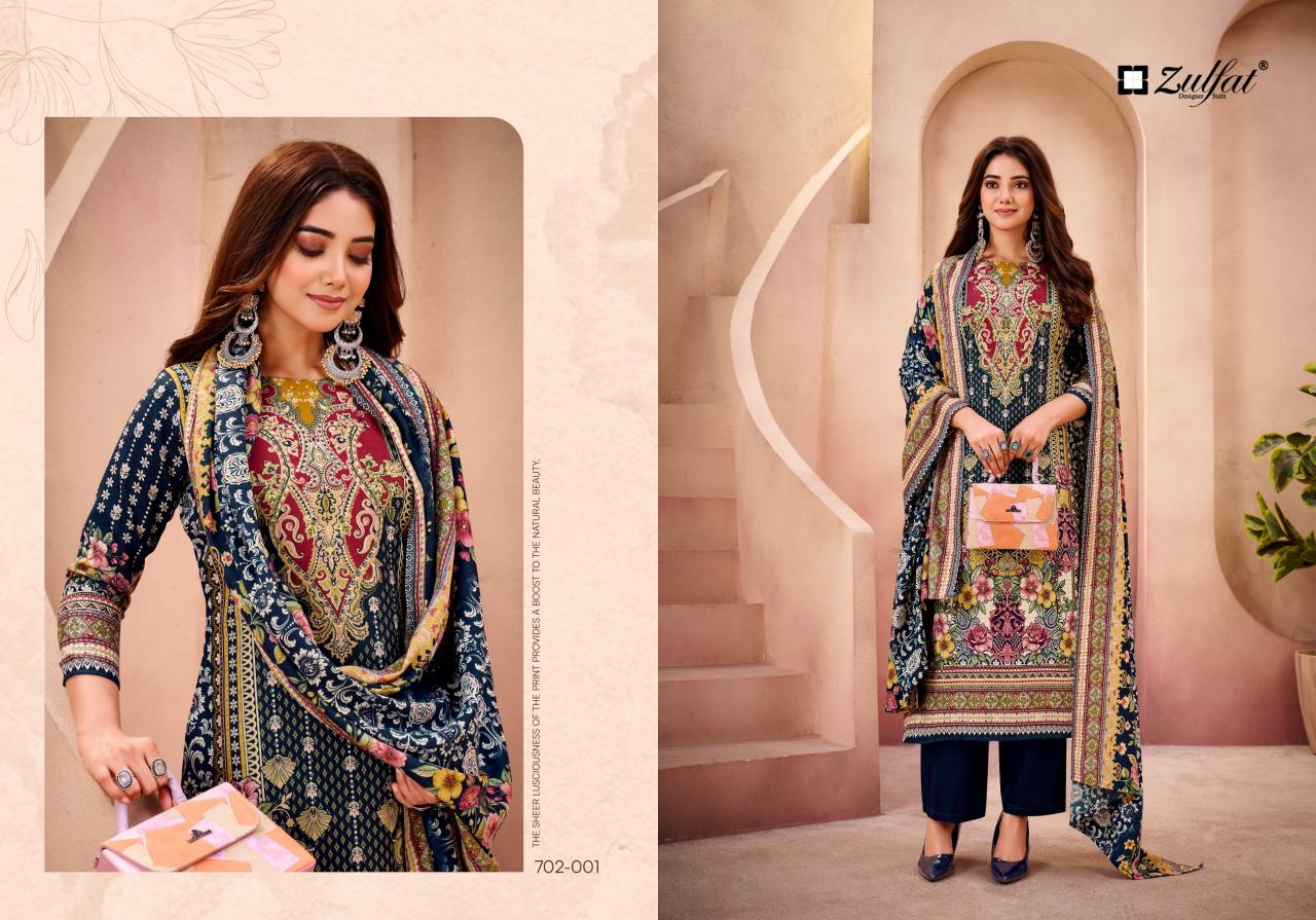 Zulfat Afsana catalog designer code dress material wholesalers