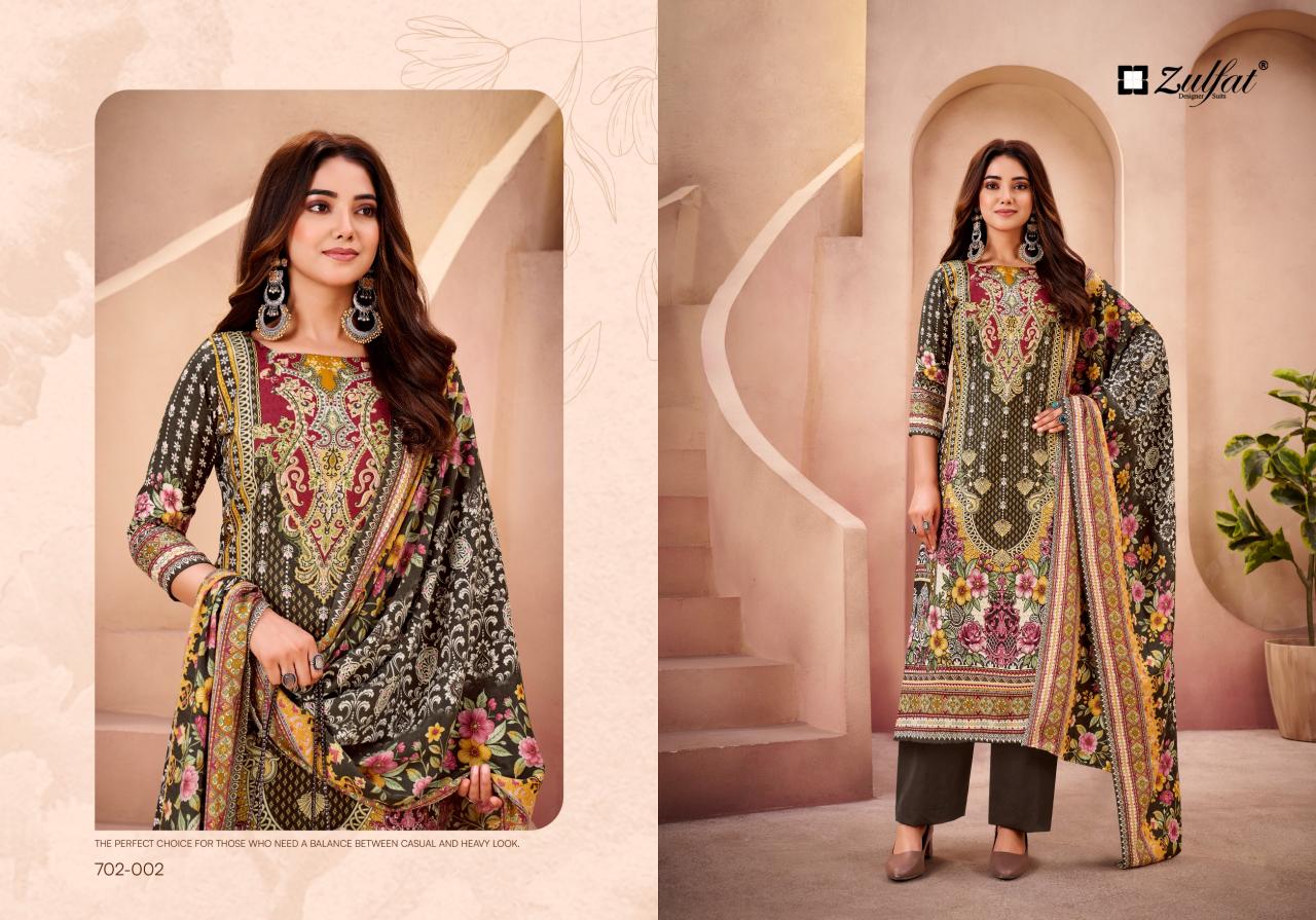 Zulfat Afsana catalog designer code dress material wholesalers