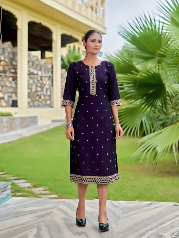 Aanchi Bella catalog stright kurtis wholesale