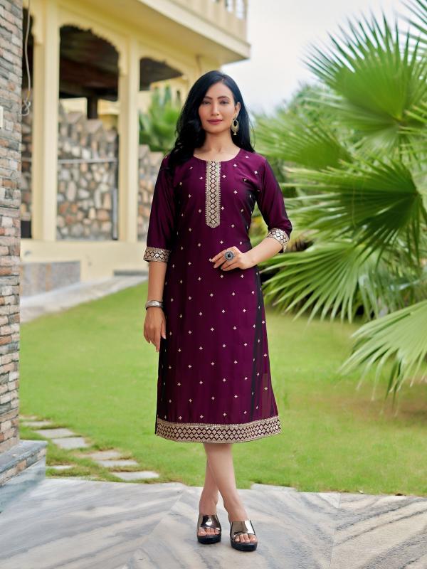 Aanchi Bella catalog stright kurtis wholesale