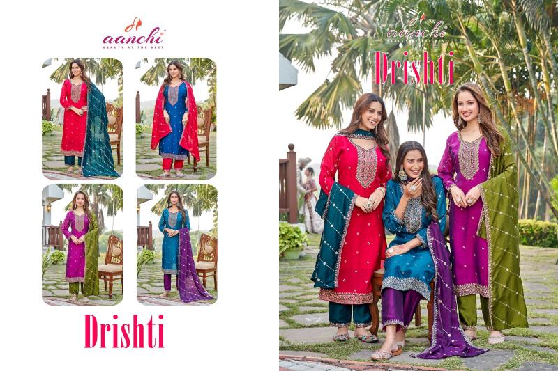 Aanchi Drishti catalog branded kurtis wholesale in ahmedabad