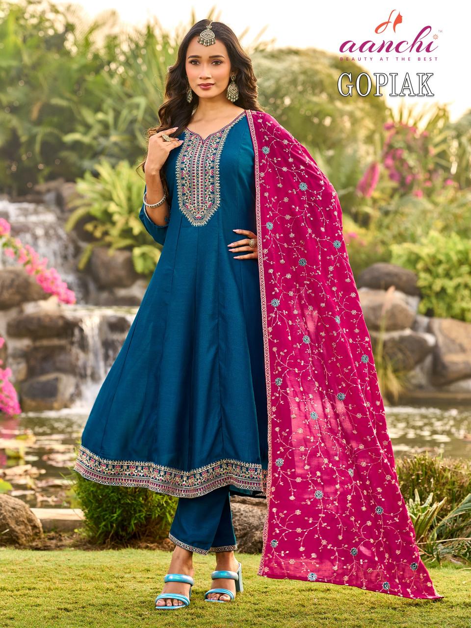 Aanchi Gopika vol 2 catalog desginer kurtis wholesaler