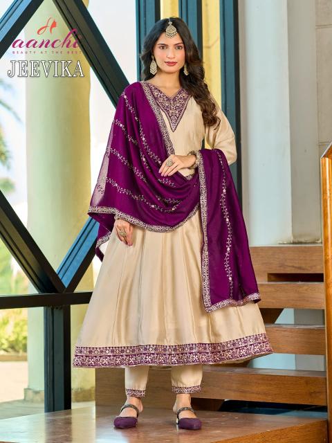 Aanchi Jeevika catalog juliet kurtis wholesale