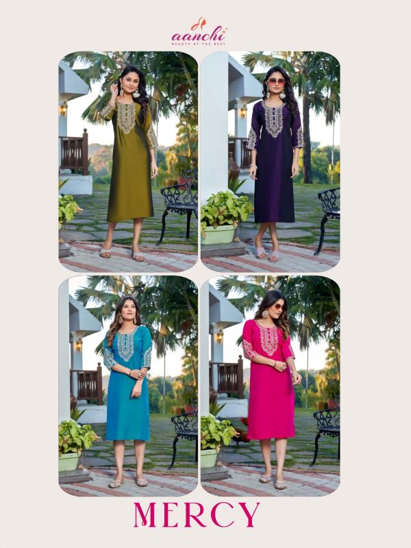 Aanchi Mercy catalog kajal kurtis catalogue wholesale