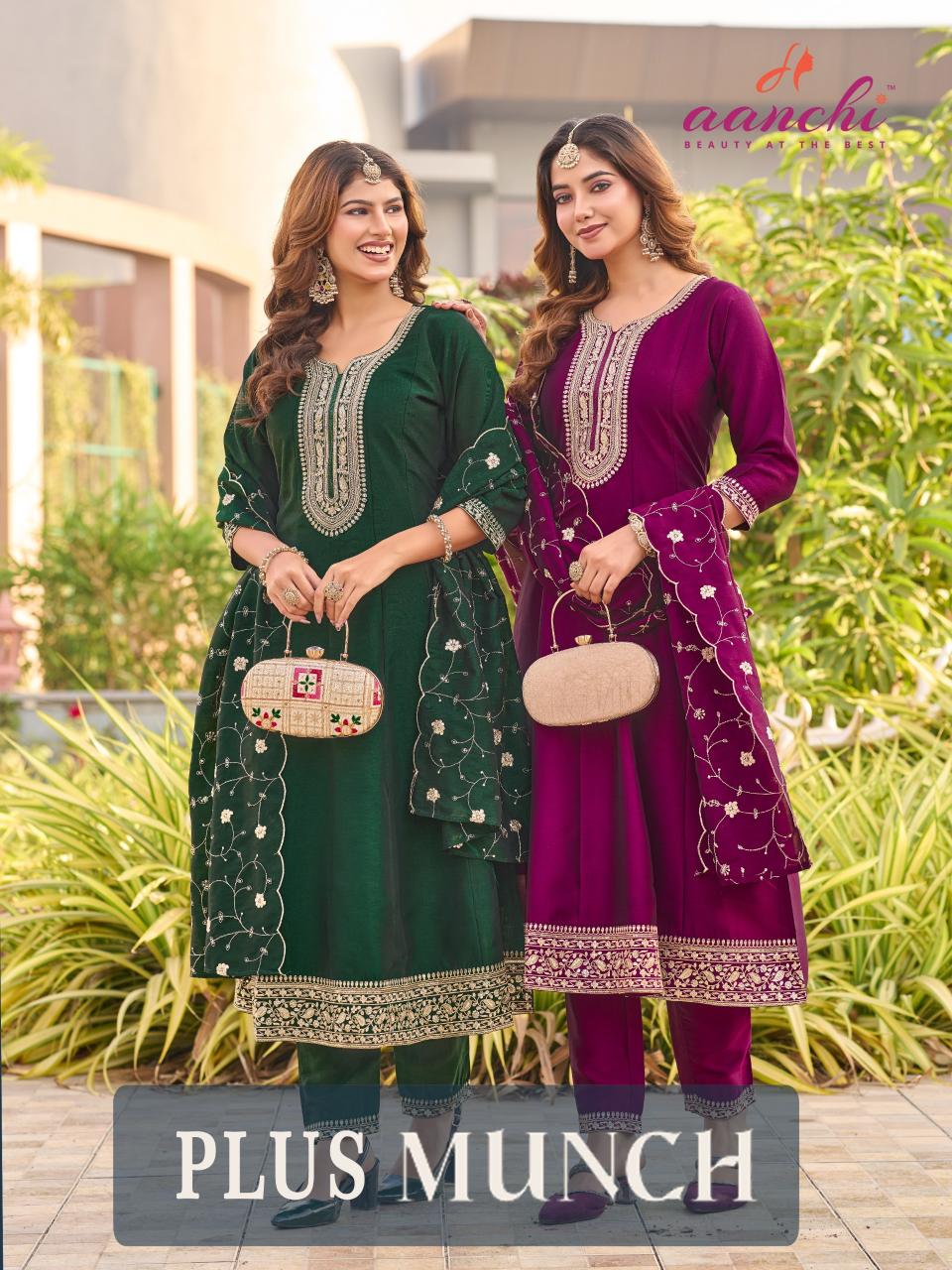 Aanchi Plus Munch catalog wholesale manufacturer of kurtis in surat