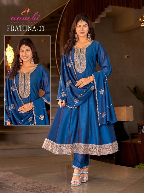 Aanchi Prathna 1, 2 catalog kurtis online wholesale shipping