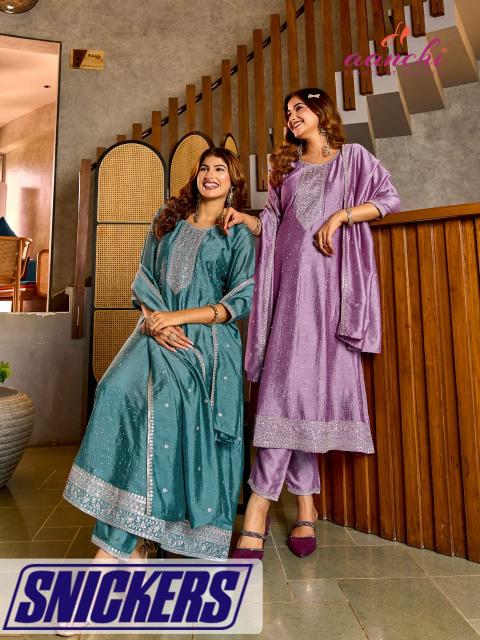 Aanchi Snickers catalog indian kurtis wholesalers