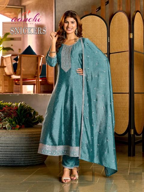 Aanchi Snickers catalog indian kurtis wholesalers