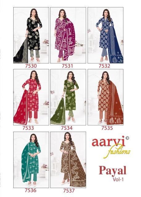 Aarvi Payal Vol-1 – Kurti Pant With Dupatta - Wholesale Catalog