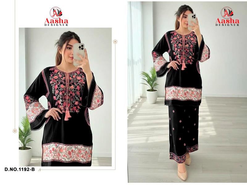Aasha 1192 A To C catalog pakistani style salwar kameez