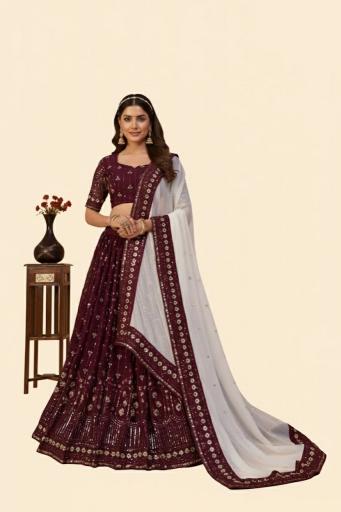 Aawiya SKU 3103 catalog modern lehenga online india