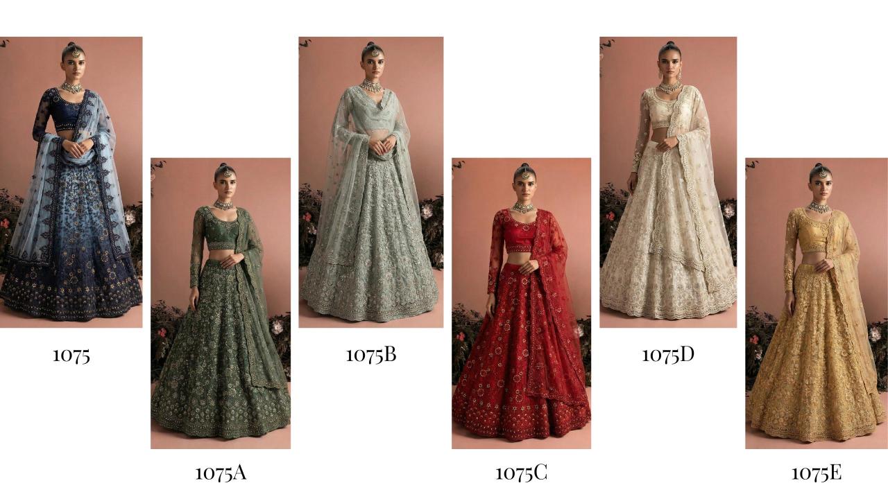 Alizeh 1075 catalog manufacturer of lehenga in india