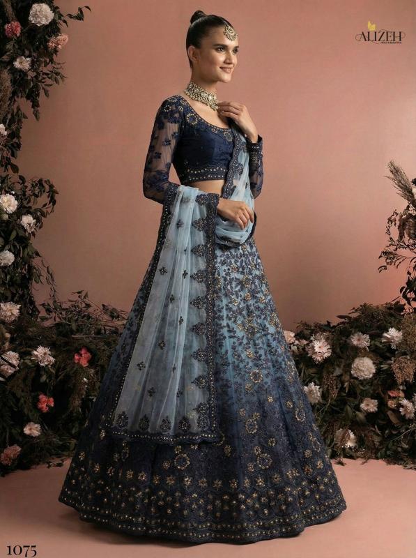 Alizeh 1075 catalog manufacturer of lehenga in india