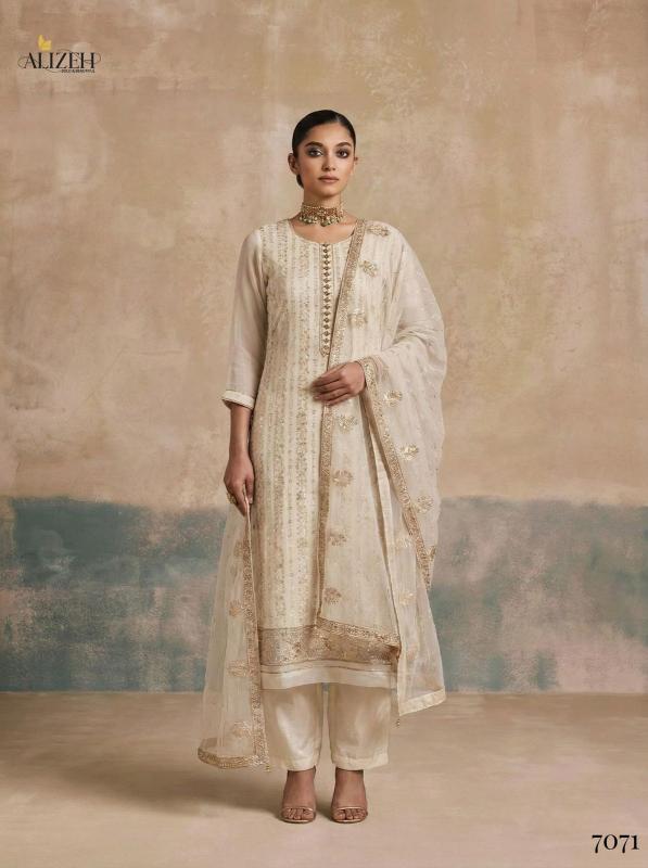 Alizeh 7070 To 7072 catalog wholesale salwar kameez in hyderabad