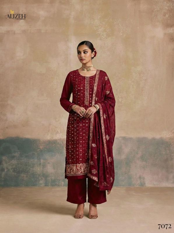 Alizeh 7070 To 7072 catalog wholesale salwar kameez in hyderabad
