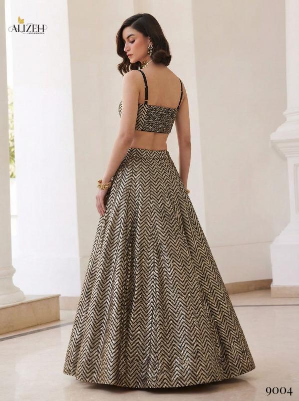 Alizeh 9004 And 9005 catalog lehenga choli wholesaler