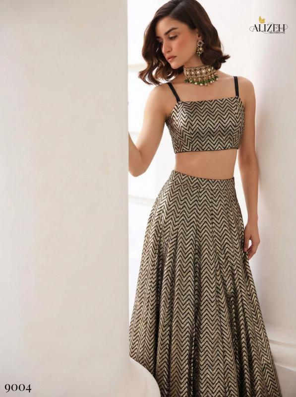 Alizeh 9004 And 9005 catalog lehenga choli wholesaler