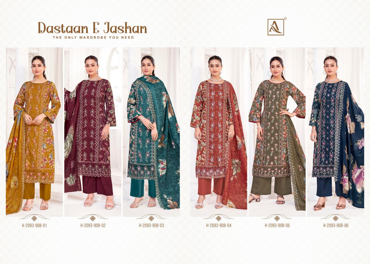 Alok Dastaan E Jashan catalog wholesale dress material shops at hyderabad telangana
