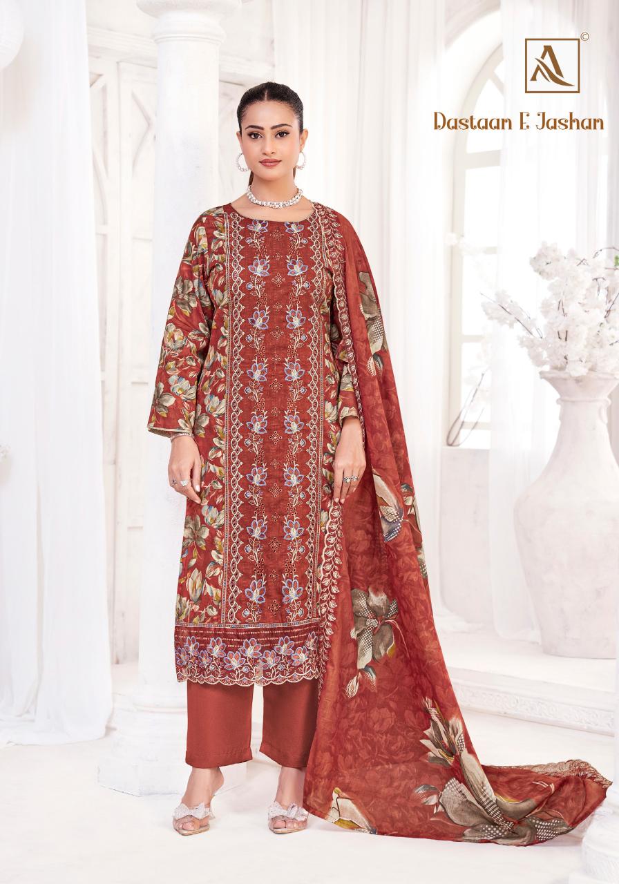 Alok Dastaan E Jashan catalog wholesale dress material shops at hyderabad telangana