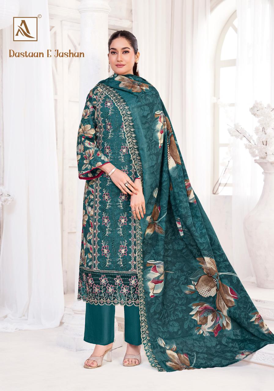 Alok Dastaan E Jashan catalog wholesale dress material shops at hyderabad telangana