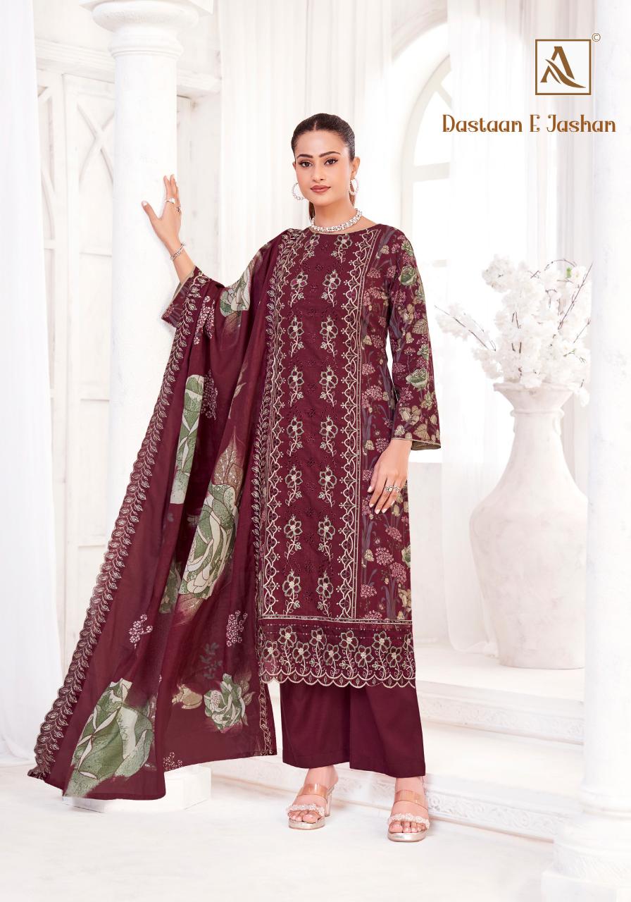 Alok Dastaan E Jashan catalog wholesale dress material shops at hyderabad telangana