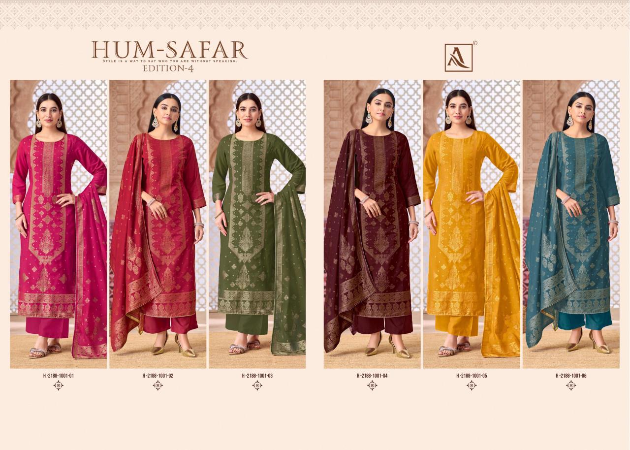 Alok Humsafar vol 4 Catalog wholesale dress materials