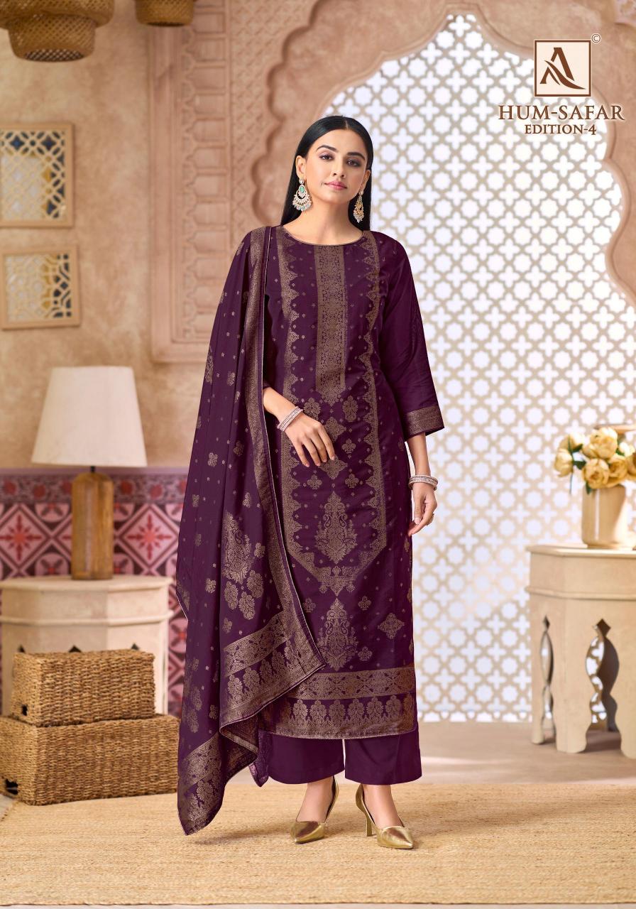 Alok Humsafar vol 4 Catalog wholesale dress materials