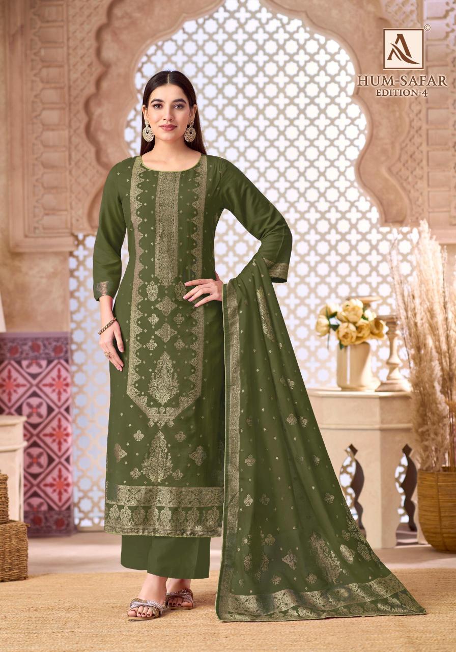 Alok Humsafar vol 4 Catalog wholesale dress materials
