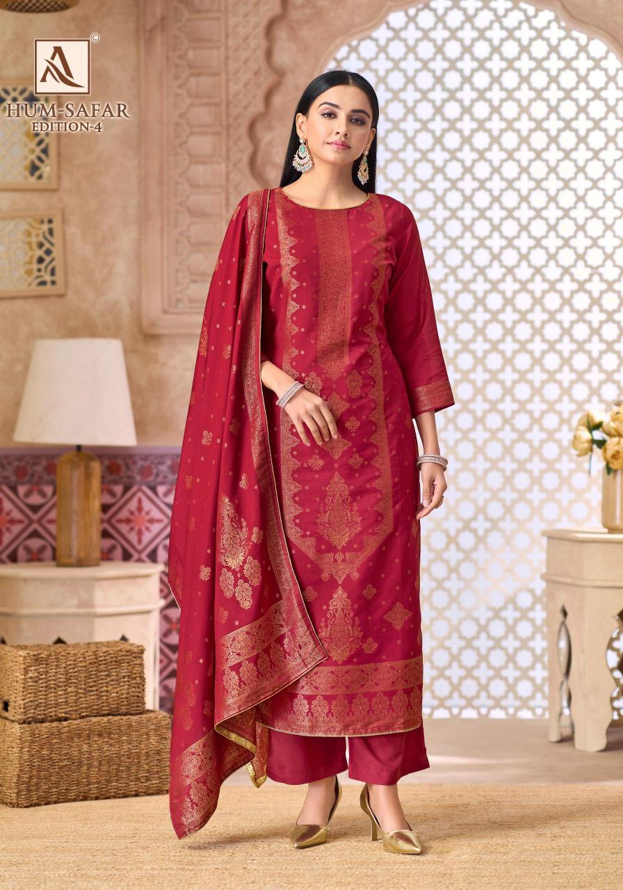 Alok Humsafar vol 4 Catalog wholesale dress materials