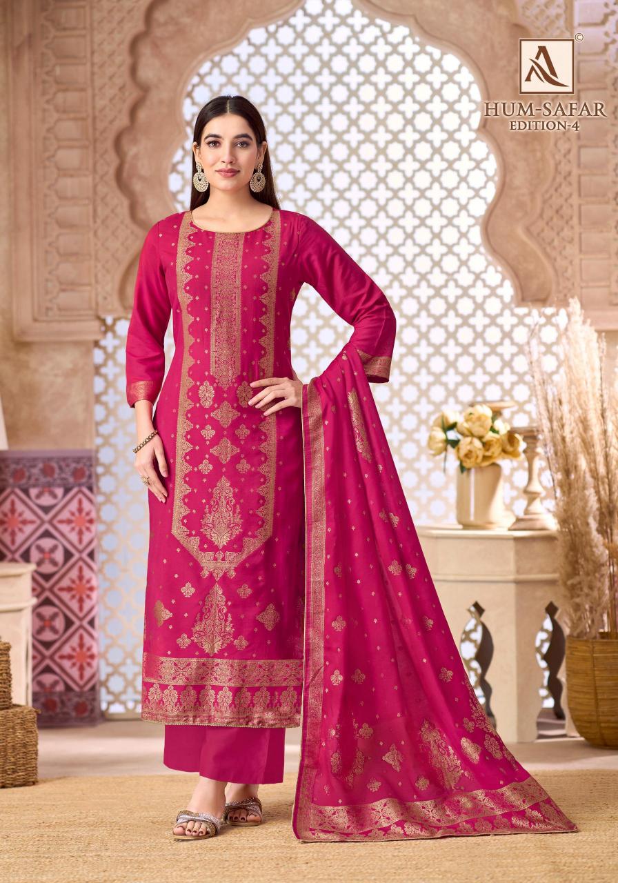 Alok Humsafar vol 4 Catalog wholesale dress materials