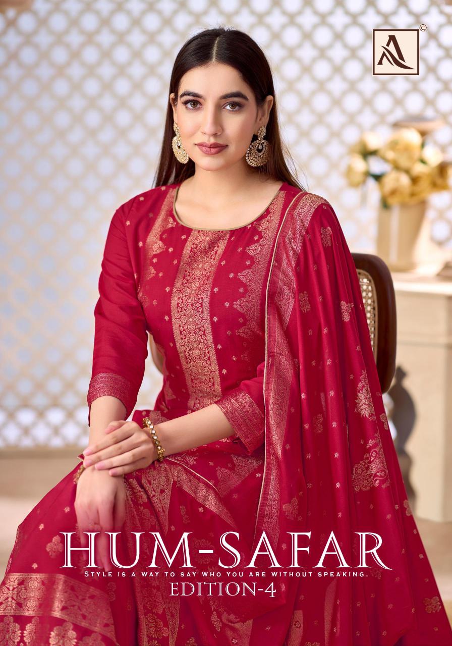 Alok Humsafar vol 4 Catalog wholesale dress materials
