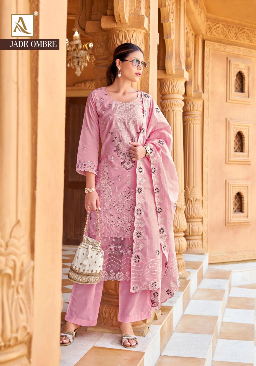 Alok Jade Ombre catalog wholesale dress material shops in surat at cheap rate