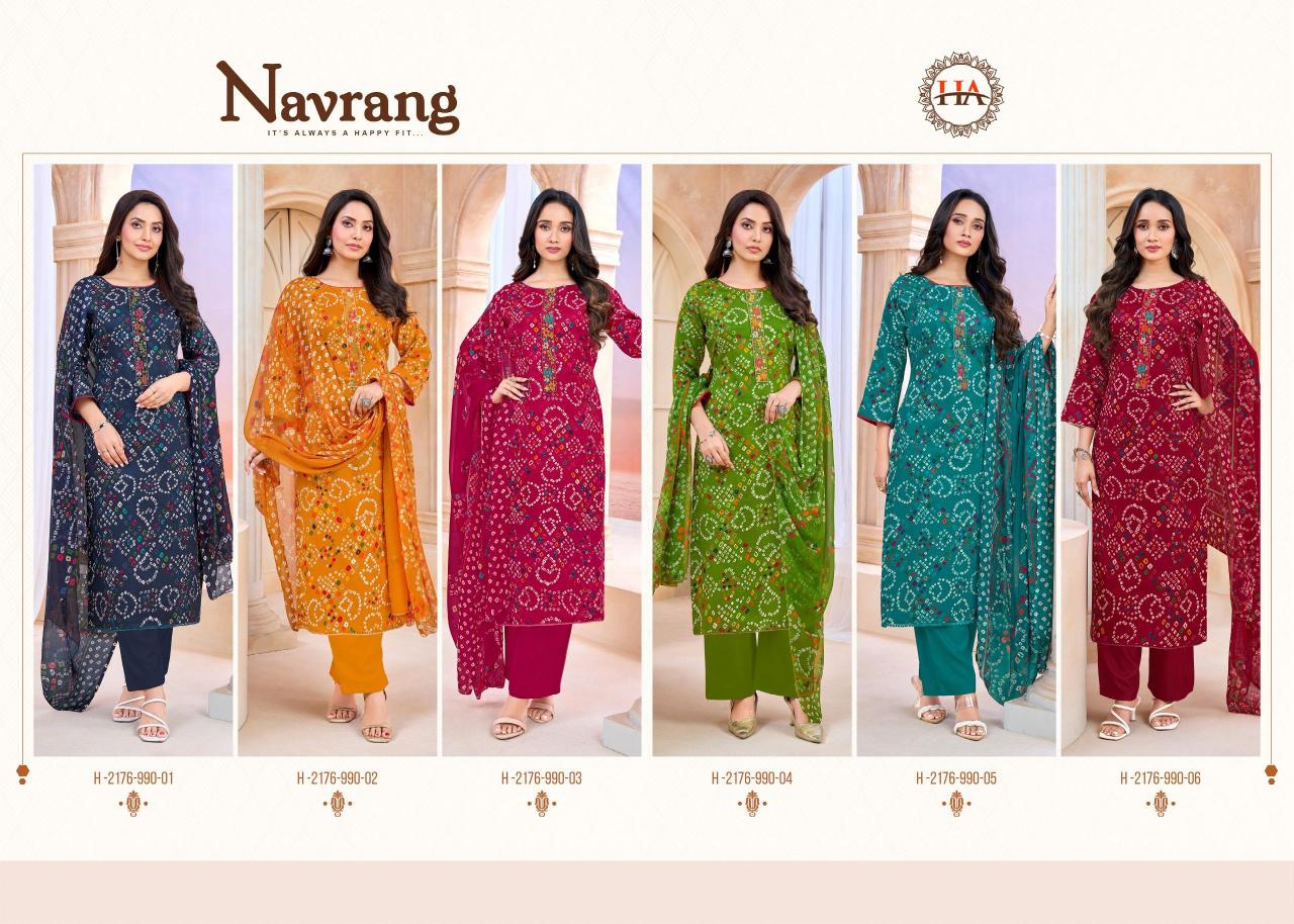 Alok Navrang catalog dress material 