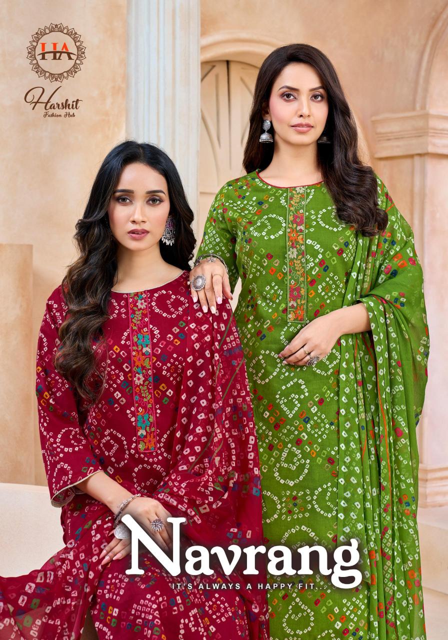 Alok Navrang catalog dress material 