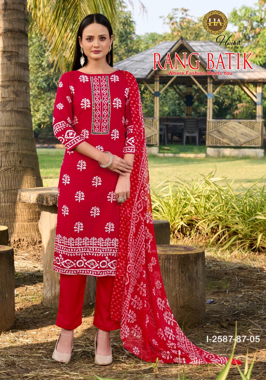 Alok Rang Batik catalog wholesale dress material shop in general bazar