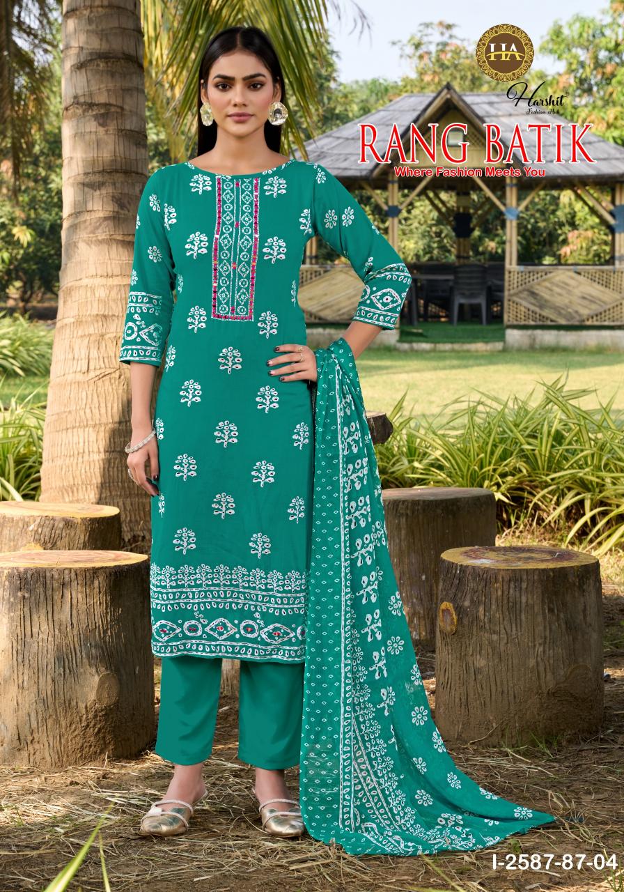 Alok Rang Batik catalog wholesale dress material shop in general bazar