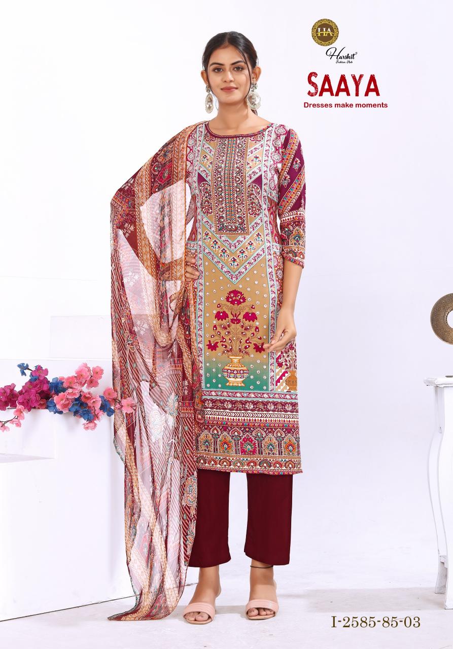 Alok Saaya Catalog wholesale dress material suppliers calcutta