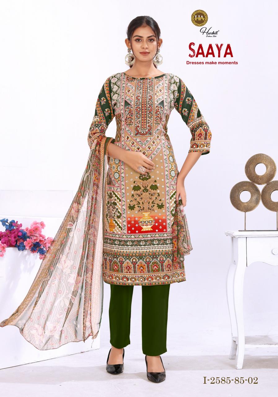 Alok Saaya Catalog wholesale dress material suppliers calcutta
