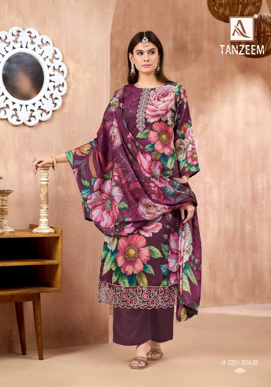 Alok Tanzeem catalog wholesale dress material shops at hyderabad telangana