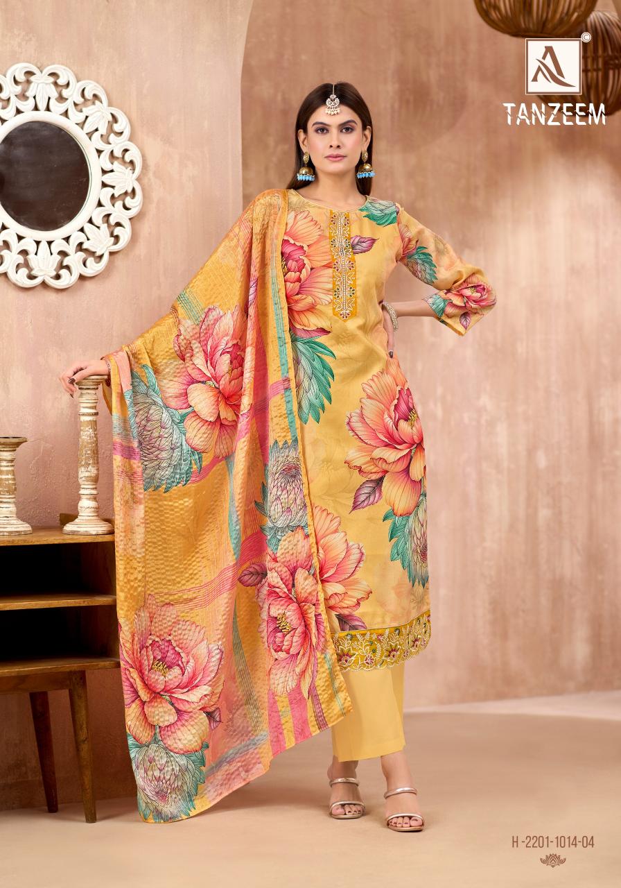 Alok Tanzeem catalog wholesale dress material shops at hyderabad telangana